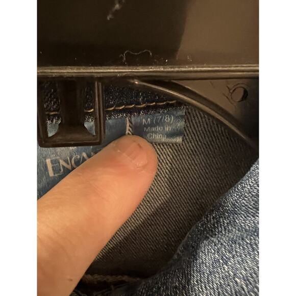 Disney Encanto Decorate Kids Denim Jacket Size M 7/8 - Picture 5 of 6